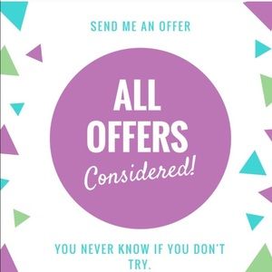 All offers considered